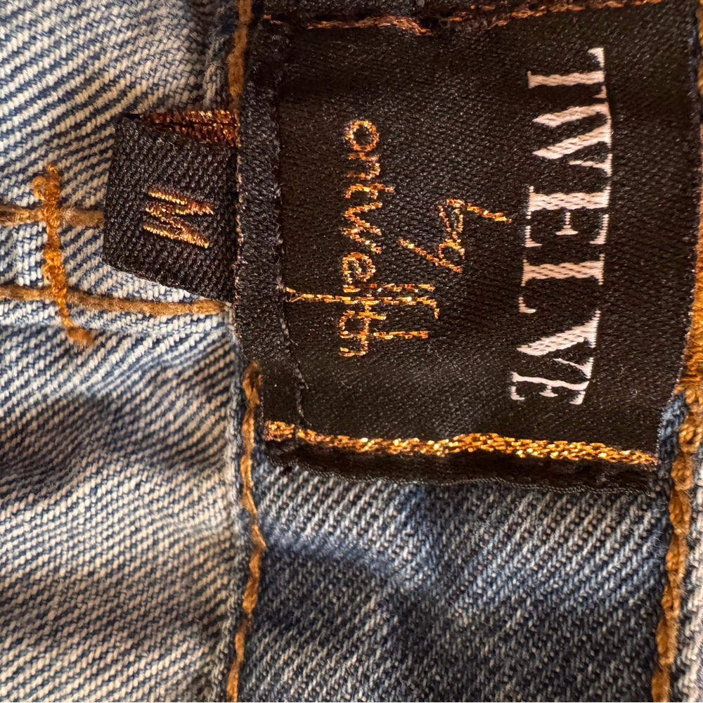 Denim Distressed Skirt - Picture 7 of 7